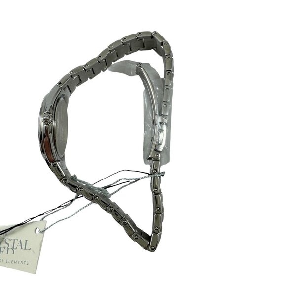 Seiko Womens Swarovski Crystal Sporty Light Blue Dress Watch SXDC51 Quartz - Picture 5 of 12